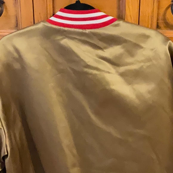 SAN FRANCISCO 49ERS SATIN JACKET - Picture 6 of 8